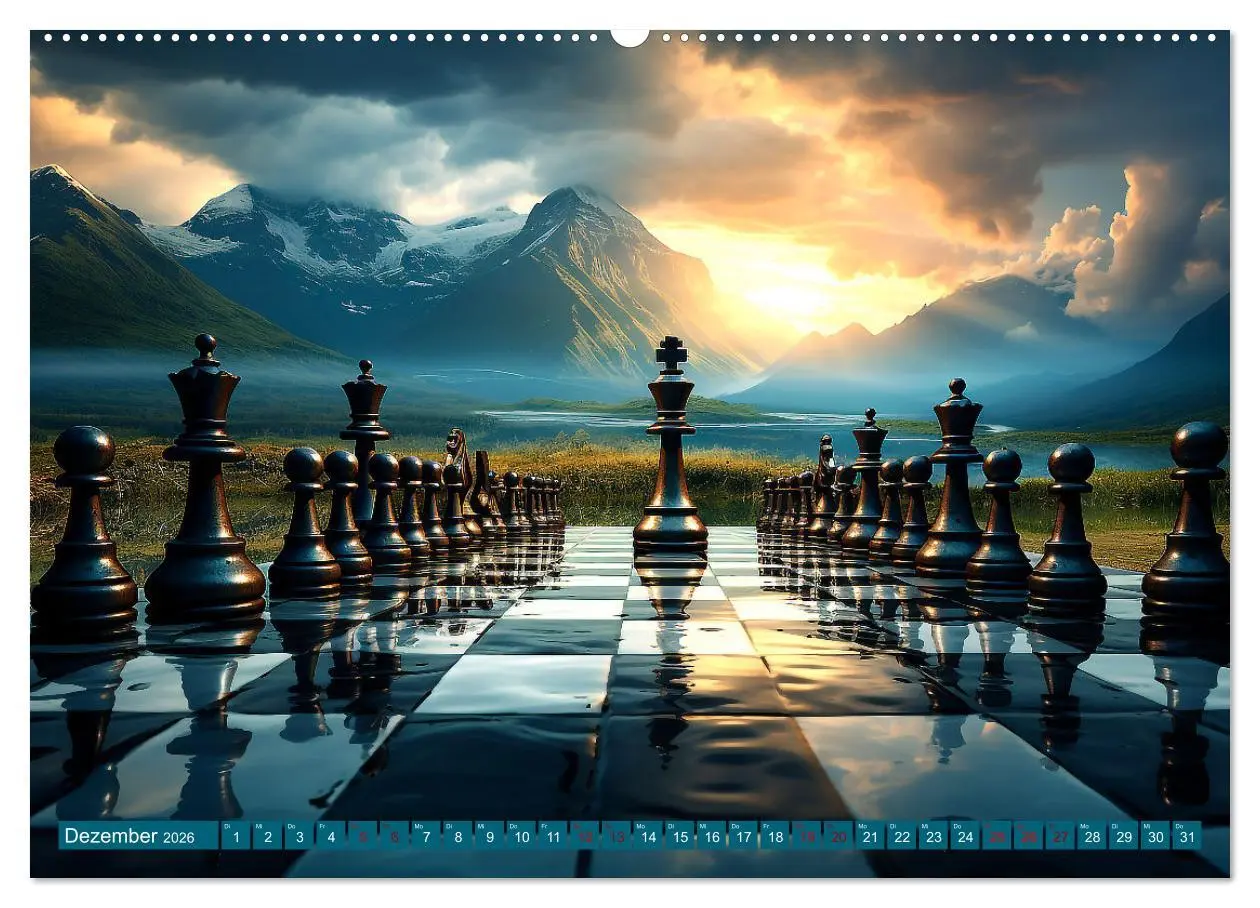 Bild: 9783457510544 | Schachfiguren in Freizeitkleidung (Wandkalender 2026 DIN A2 quer),...